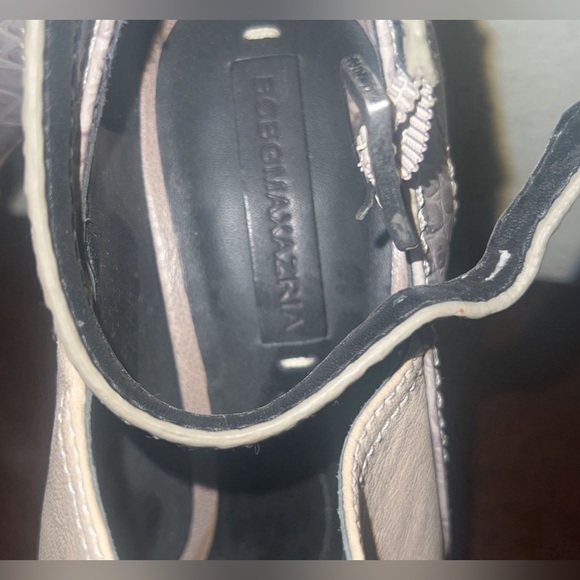 NWOT All leather BCBG Max Azria open toe shoe size 8/38 - Picture 5 of 9